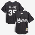 Florida Marlins Dontrelle Willis Mitchell & Ness Black Authentic Batting Practice Jersey product image 1, provided for