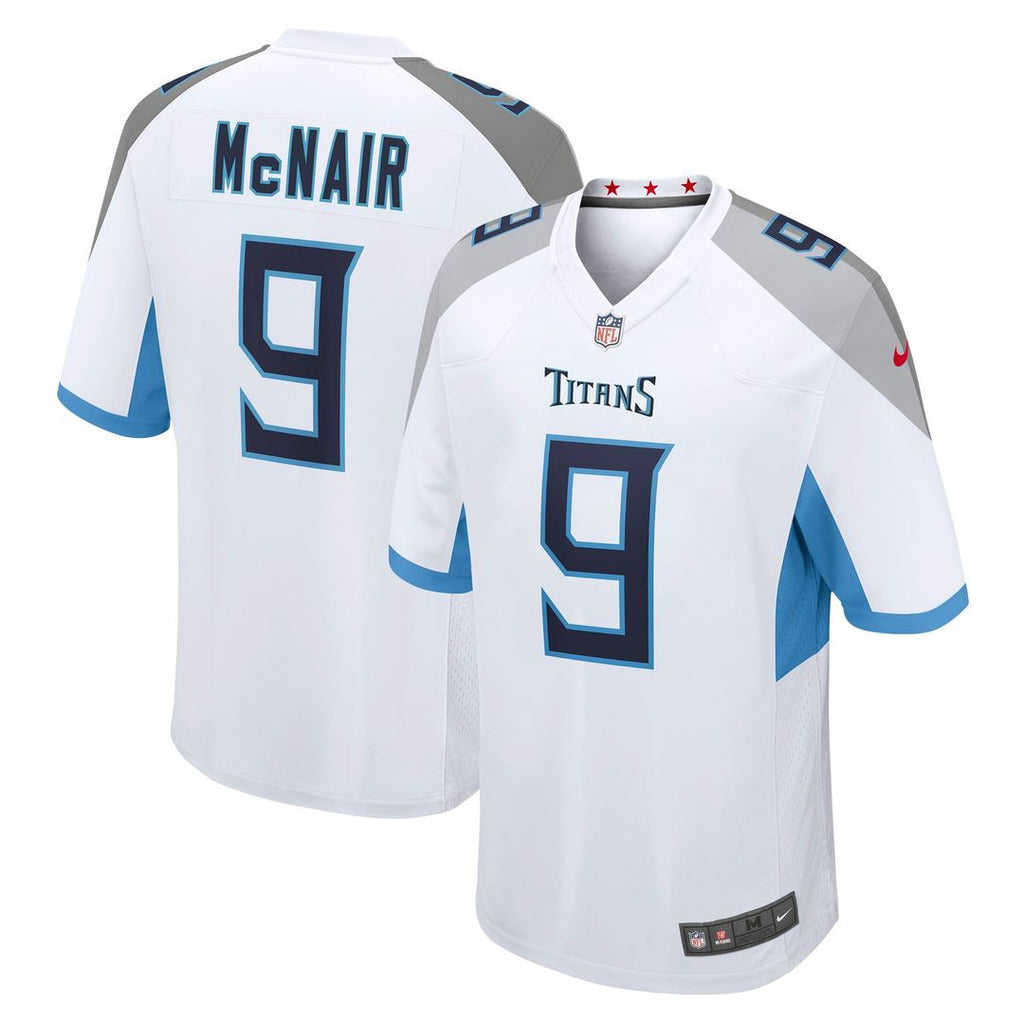 Tennessee Titans Steve McNair Nike White Retired Player Game Jersey product image 4, provided for visual reference and