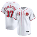 Cincinnati Reds Tyler Stephenson Nike White Home Limited Player Jersey product image 1, provided for visual reference and