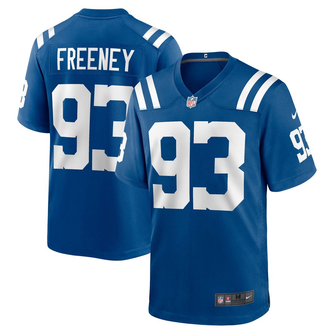 Indianapolis Colts Dwight Freeney Nike Royal Team Retired Player Game Jersey product image 1, provided for visual reference
