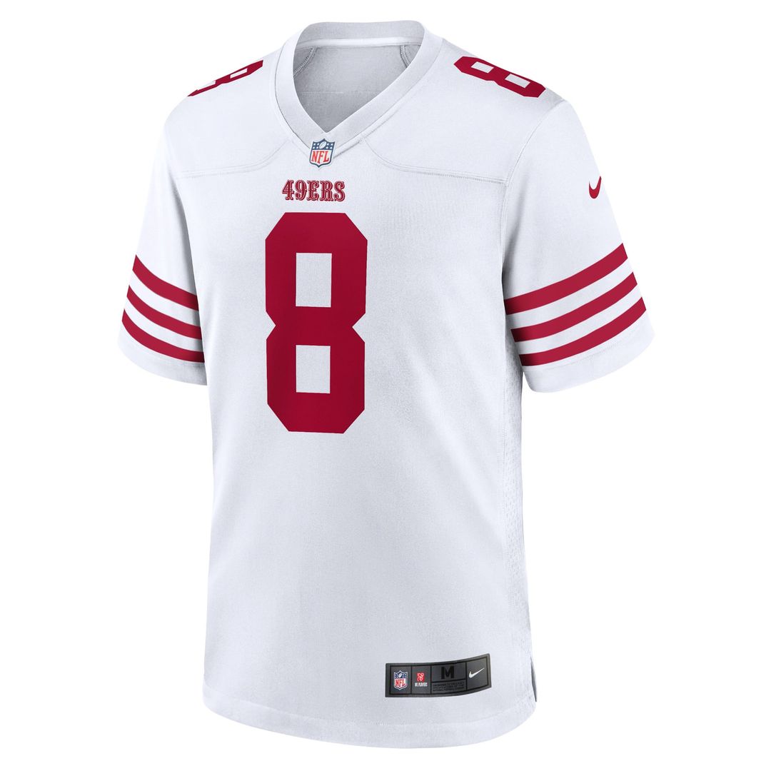 San Francisco 49ers Steve Young Nike White Retired Player Game Jersey product image 2, provided for visual reference and
