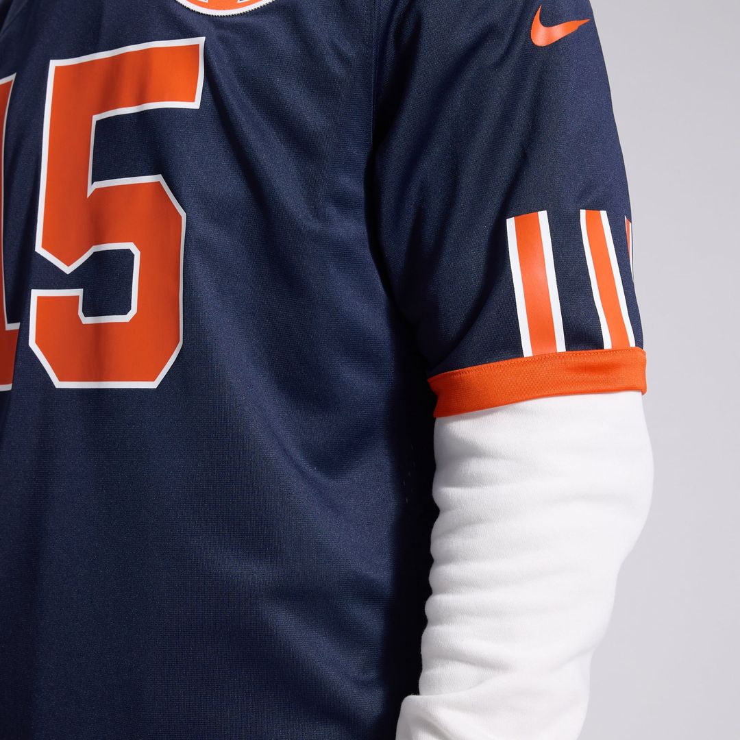 Chicago Bears Rome Odunze Nike Navy 2026 Rivalries Collection Game Jersey product image 12, provided for visual reference