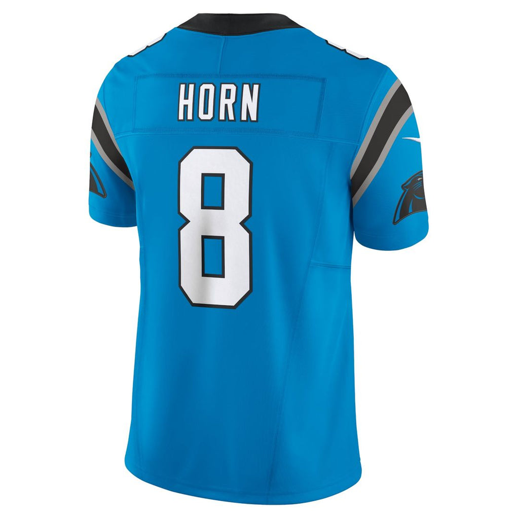 Carolina Panthers Jaycee Horn Nike Blue Vapor F.U.S.E. Limited Jersey product image 3, provided for visual reference and