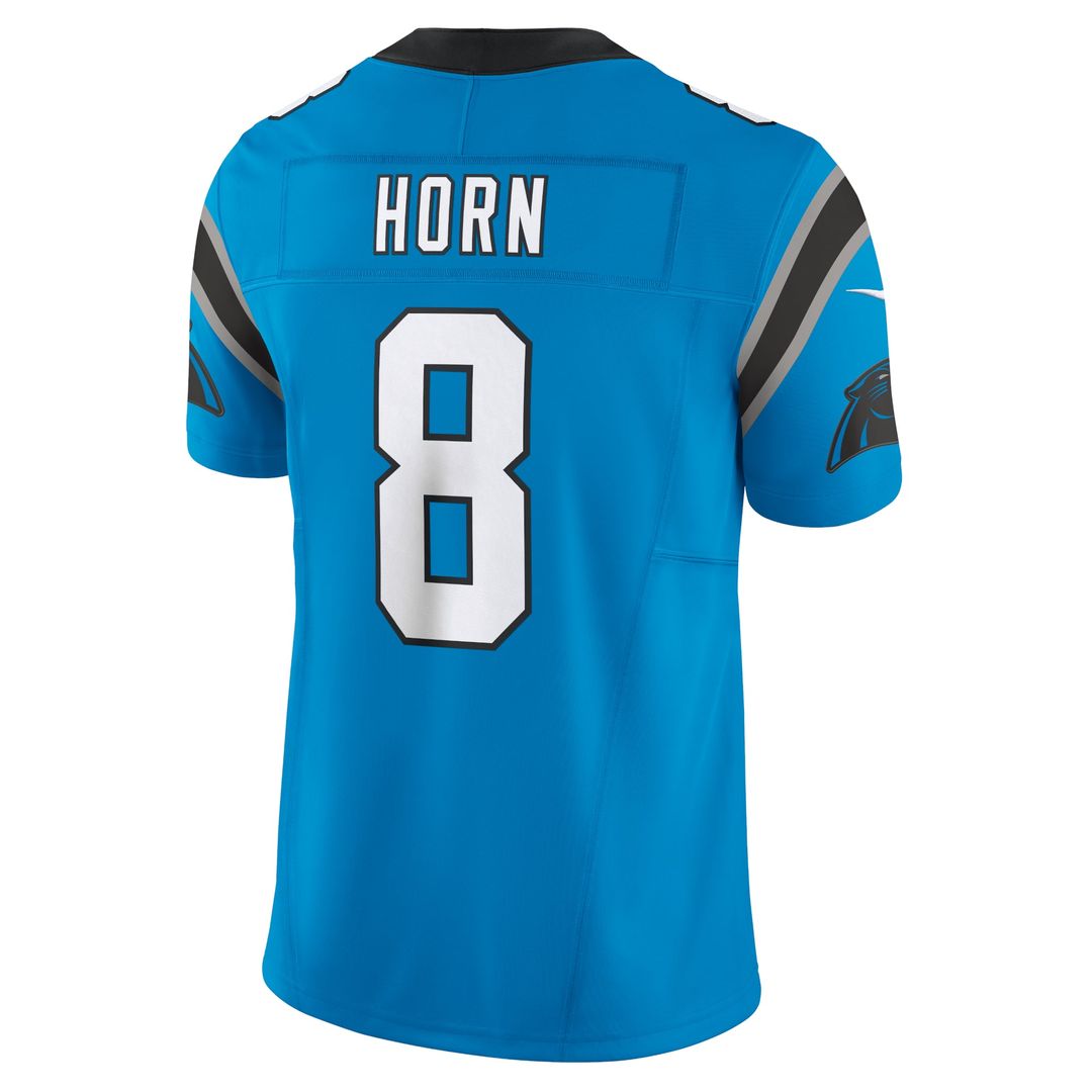 Carolina Panthers Jaycee Horn Nike Blue Vapor F.U.S.E. Limited Jersey product image 3, provided for visual reference and