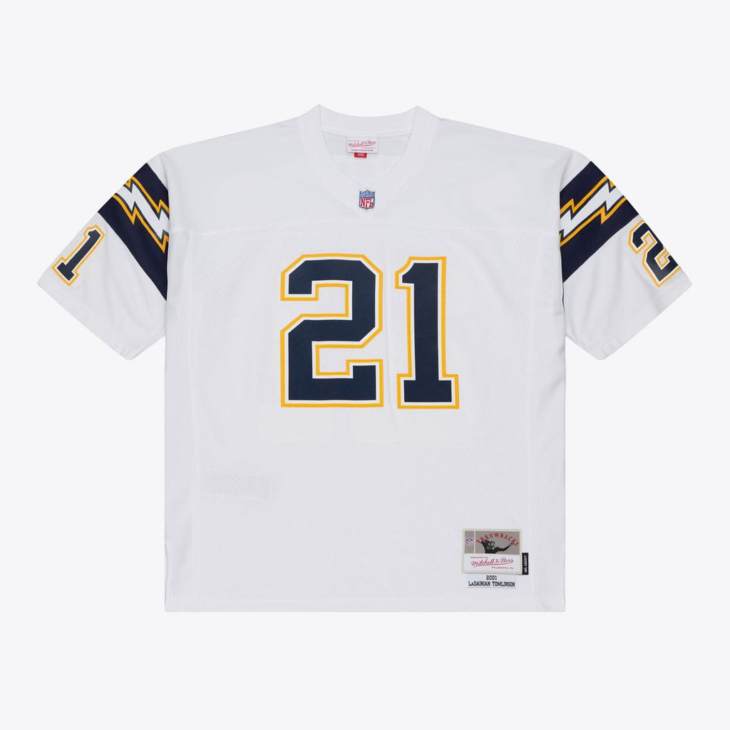 San Diego Chargers LaDainian Tomlinson Mitchell & Ness White 2001 Legacy Replica Player Jersey product image 1, provided for