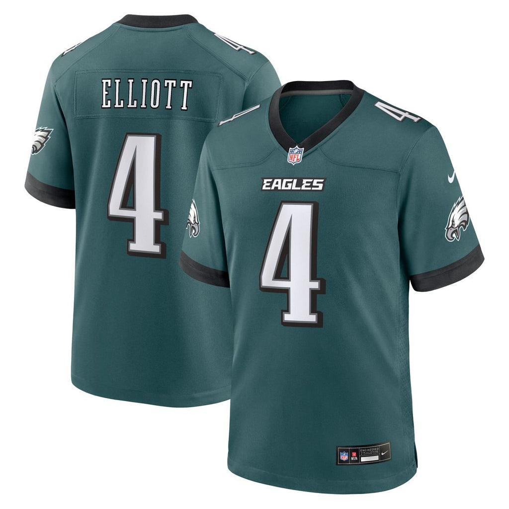 Philadelphia Eagles Jake Elliott Nike Midnight Green Team Game Jersey product image 1, provided for visual reference and