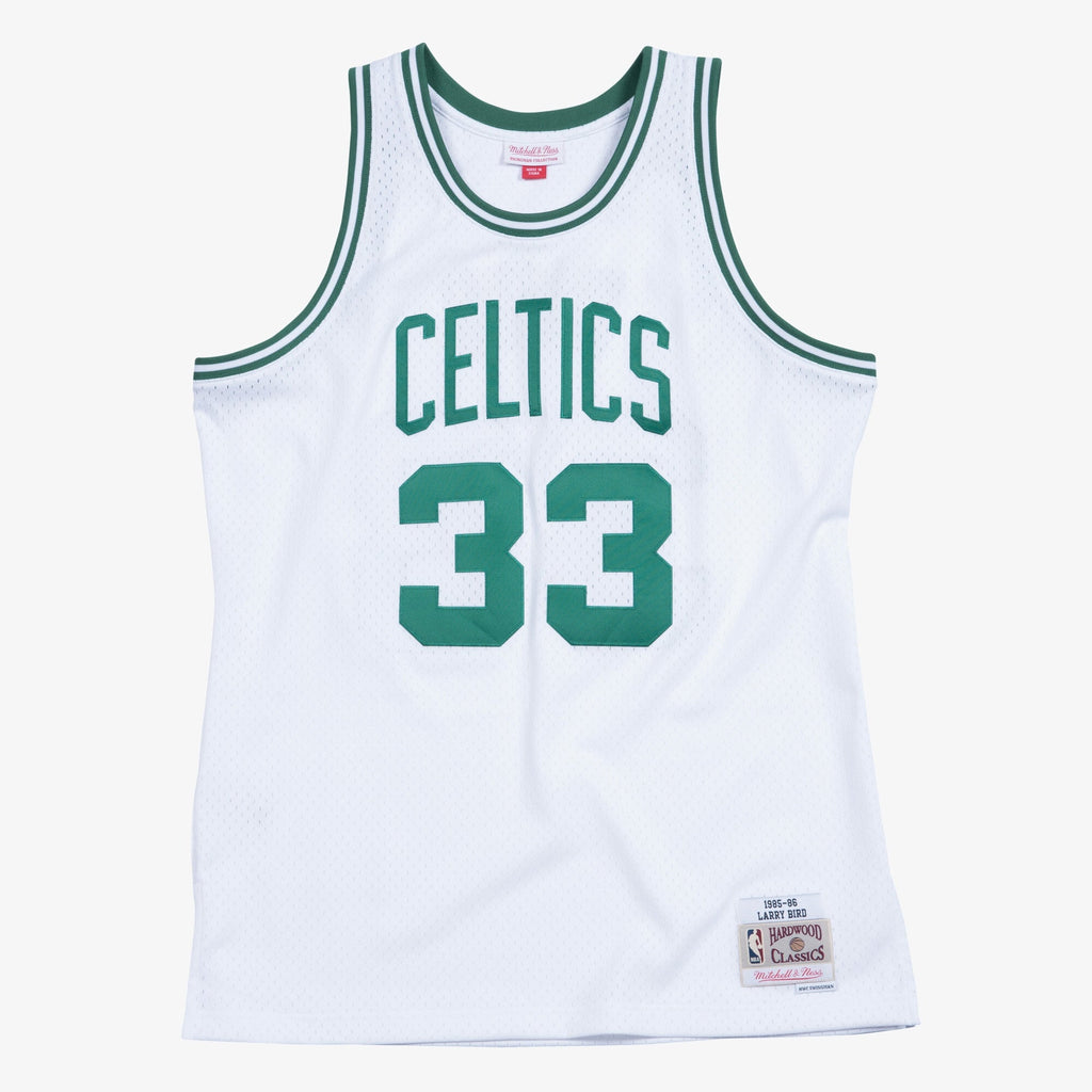 Boston Celtics Mitchell & Ness Swingman Jersey Home Larry Bird 1985-86 product image 2, provided for visual reference and