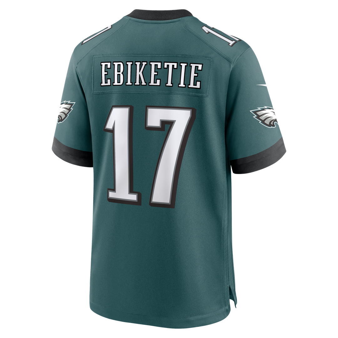 Philadelphia Eagles Arnold Ebiketie Nike Midnight Green Team Game Jersey product image 3, provided for visual reference and