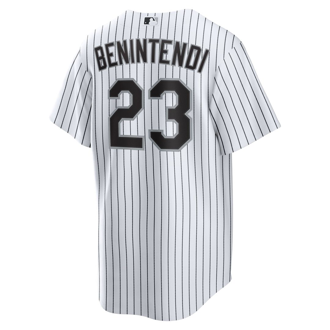 Chicago White Sox Andrew Benintendi Nike White/Black Home Official Player Jersey product image 3, provided for visual