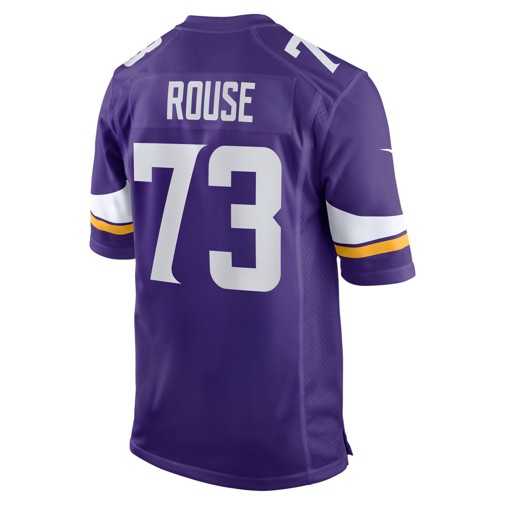 Minnesota Vikings Walter Rouse Nike Purple Team Game Jersey product image 3, provided for visual reference and product