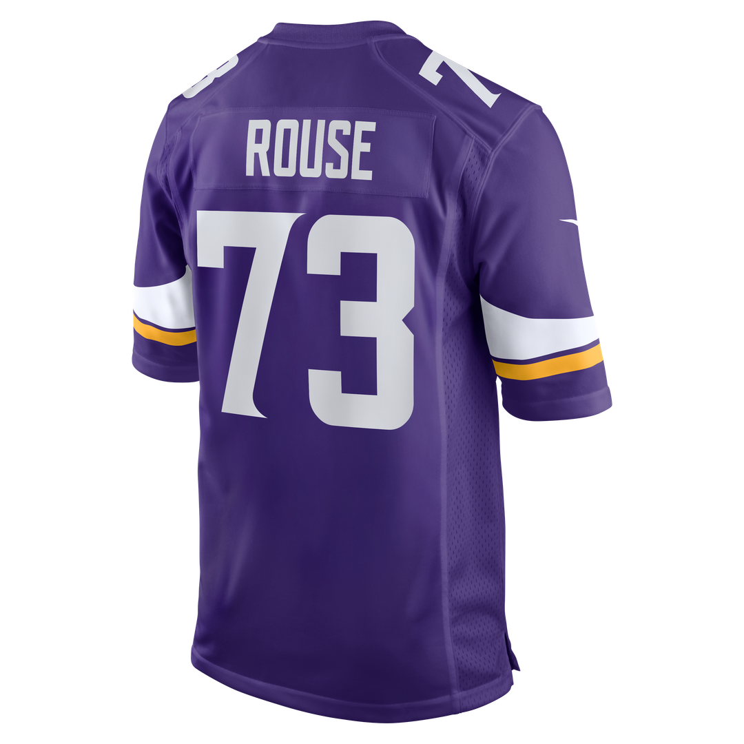 Minnesota Vikings Walter Rouse Nike Purple Team Game Jersey product image 3, provided for visual reference and product