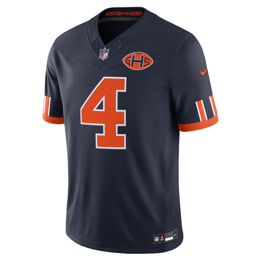 Chicago Bears D'Andre Swift Nike Navy 2026 Rivalries Collection Game Jersey product image 4, provided for visual reference