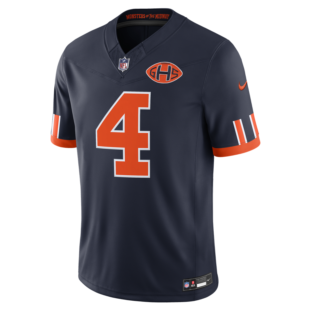 Chicago Bears D'Andre Swift Nike Navy 2026 Rivalries Collection Game Jersey product image 4, provided for visual reference
