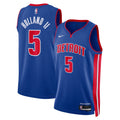 Detroit Pistons Nike Icon Swingman Jersey NBA 2024 Draft First Round Pick - Blue - Ron Holland II - Unisex product image 1,