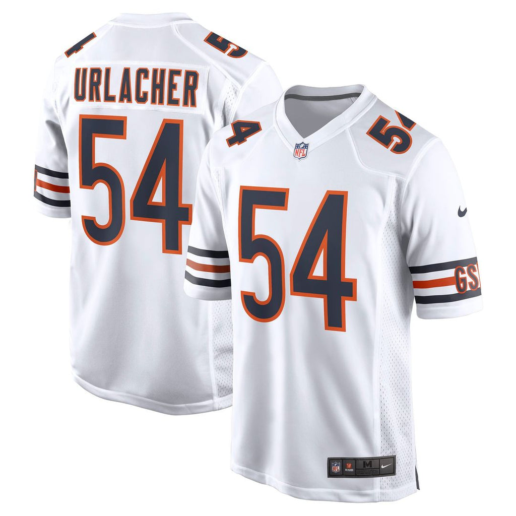 Chicago Bears Brian Urlacher Nike White Retired Player Game Jersey product image 4, provided for visual reference and