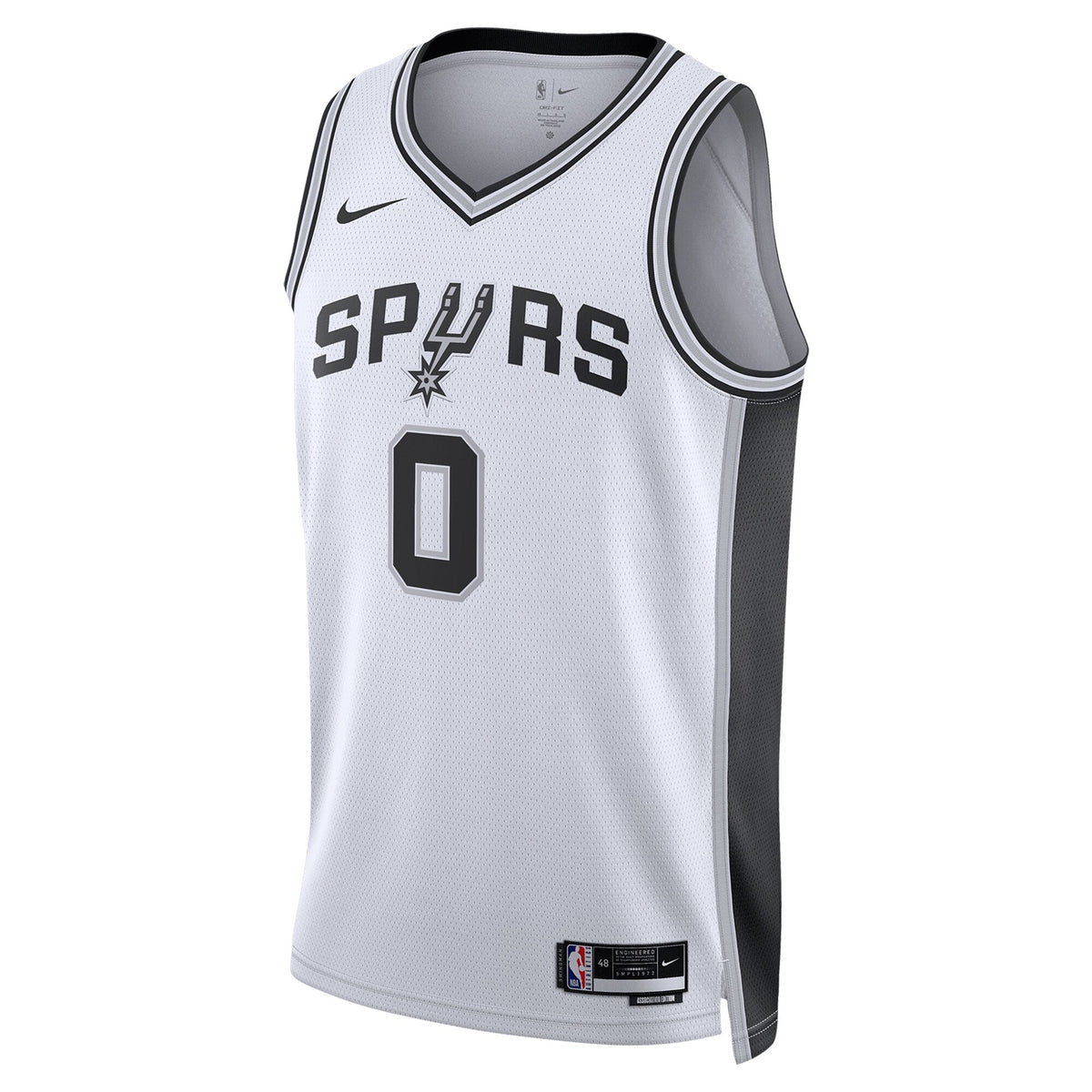 San Antonio Spurs Nike Association Edition Swingman Jersey - White - Keldon Johnson - Unisex product image 3, provided for