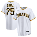 Pittsburgh Pirates Camilo Doval Nike White Home Replica Jersey product image 1, provided for visual reference and product