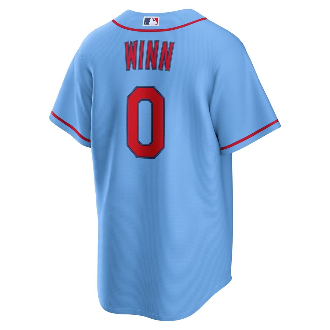 St. Louis Cardinals Masyn Winn Nike Light Blue Alternate Replica Jersey product image 6, provided for visual reference and