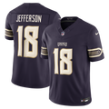 Minnesota Vikings Justin Jefferson Nike Purple 2026 Rivalries Collection Stitched Limited Jersey product image 1, provided