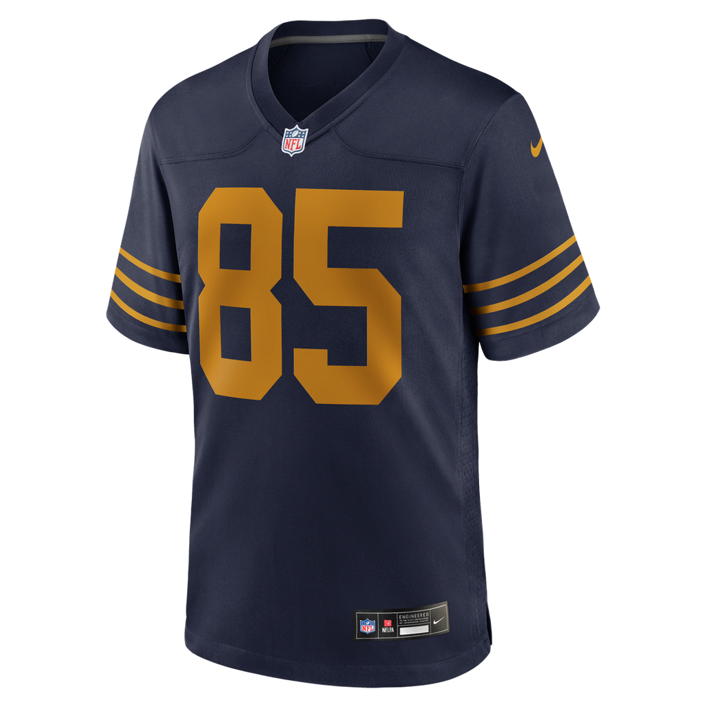 Green Bay Packers Tucker Kraft Nike Navy Alternate Game Jersey product image 6, provided for visual reference and product