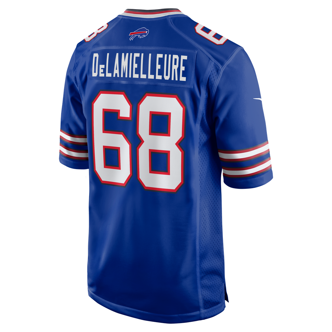 Buffalo Bills Joe DeLamielleure Nike Royal Game Retired Player Jersey product image 3, provided for visual reference and