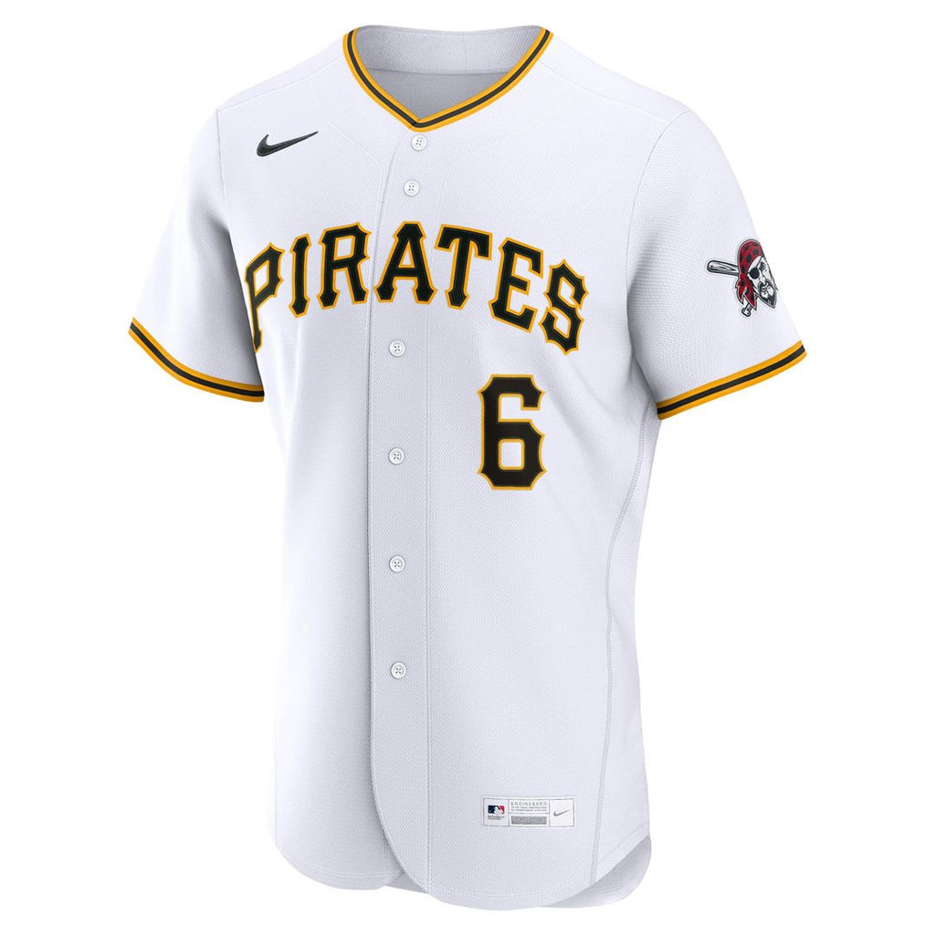 Pittsburgh Pirates Konnor Griffin Nike White Home Authentic Jersey product image 2, provided for visual reference and