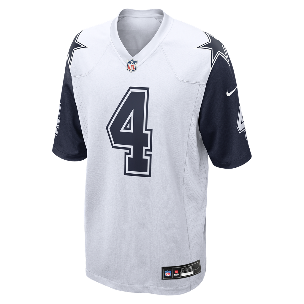 Dallas Cowboys Dak Prescott Nike Navy Alternate Game Team Jersey product image 18, provided for visual reference and product