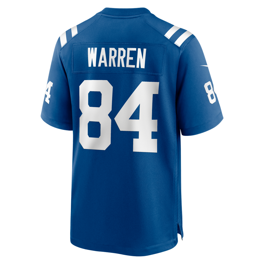 Indianapolis Colts Tyler Warren Nike White Game Jersey product image 9, provided for visual reference and product detail