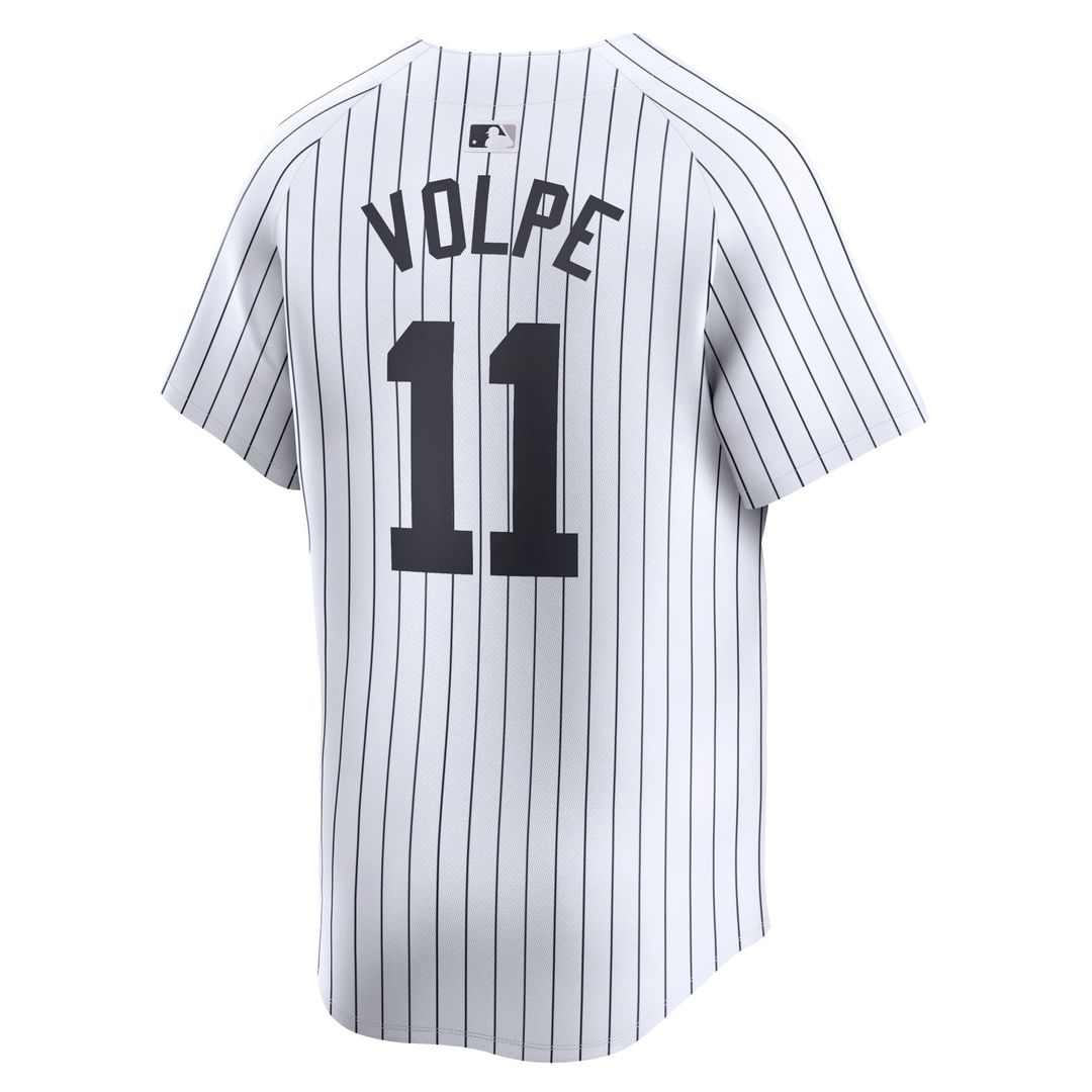 New York Yankees Anthony Volpe Nike White Home Limited Player Jersey product image 6, provided for visual reference and