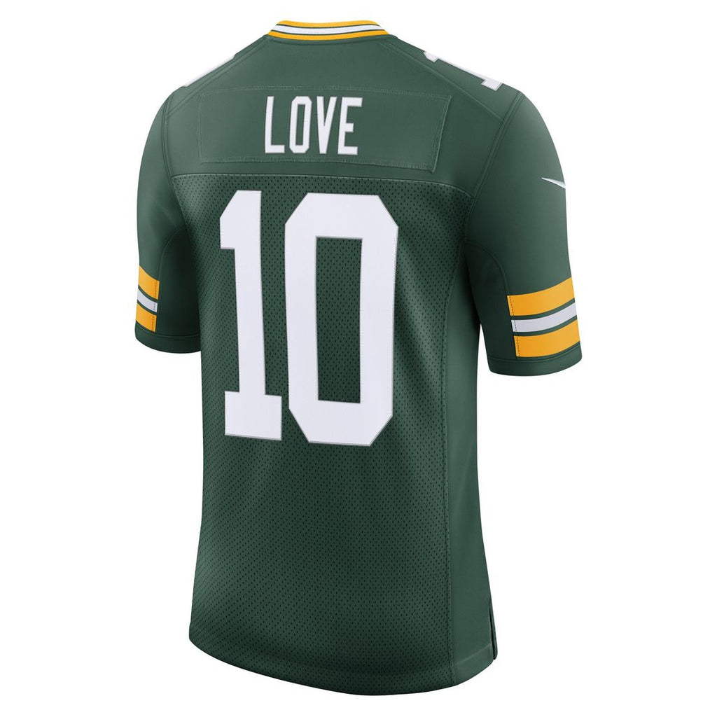 Green Bay Packers Jordan Love Nike Green Team Vapor Untouchable Limited Jersey product image 3, provided for visual