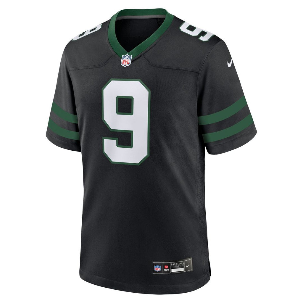 New York Jets Will McDonald IV Nike Legacy Black Alternate Game Jersey product image 2, provided for visual reference and