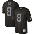 Las Vegas Raiders Ray Guy Mitchell & Ness Black Legacy Replica Jersey product image 1, provided for visual reference and