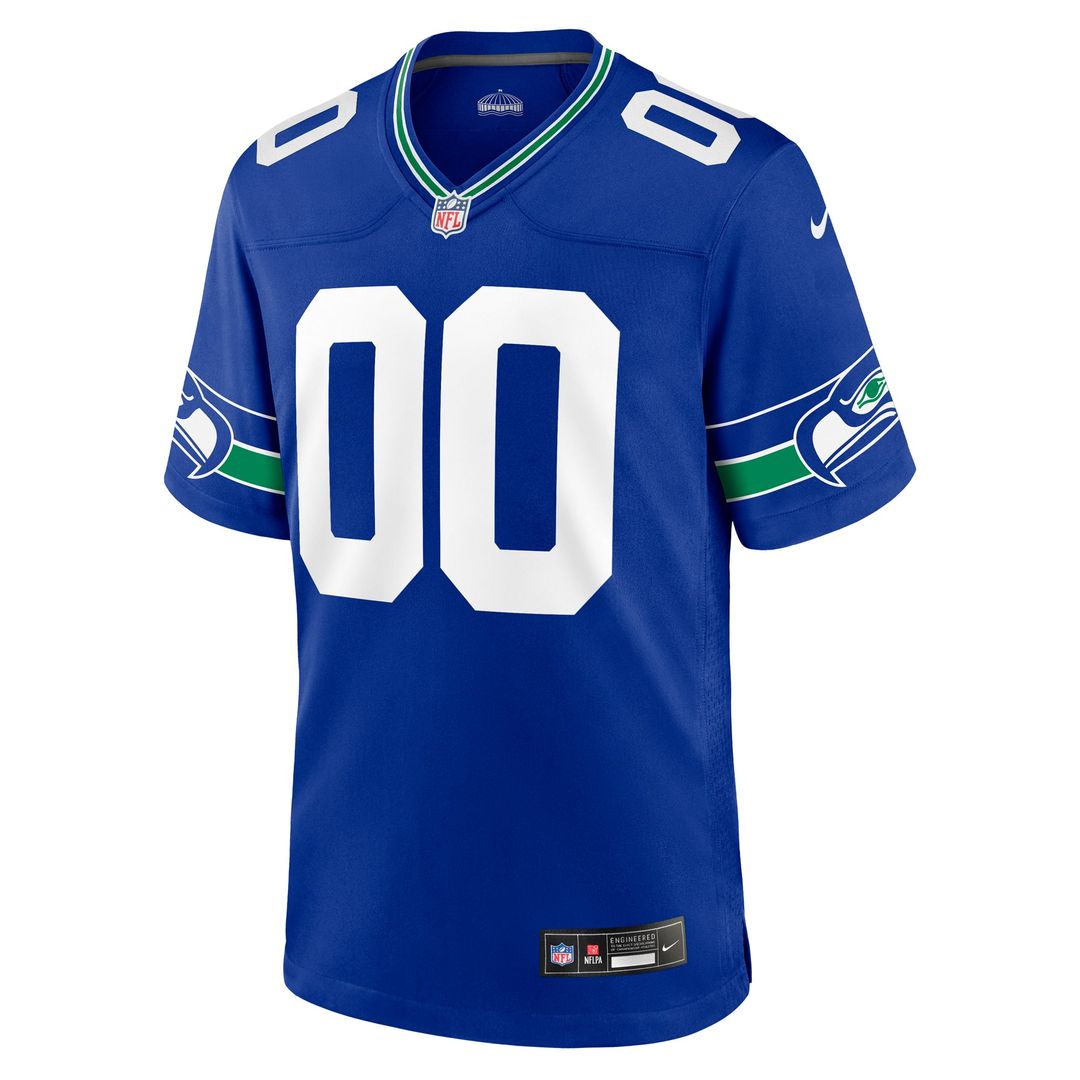Seattle Seahawks Nike White Custom Game Jersey product image 14, provided for visual reference and product detail review