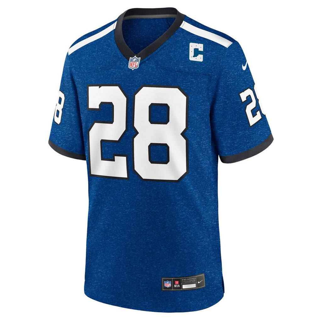 Indianapolis Colts Marshall Faulk Nike Blue Retired Player Alternate Game Jersey product image 2, provided for visual