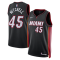 Miami Heat Nike Icon Edition Swingman Jersey - Black - Davion Mitchell - Unisex product image 1, provided for visual