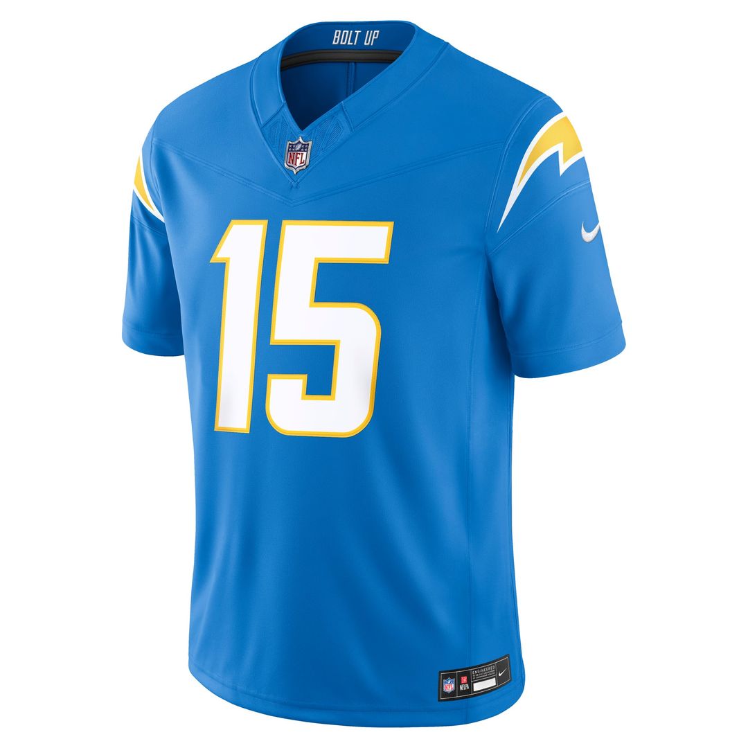 Los Angeles Chargers Ladd McConkey Nike Powder Blue Team Vapor F.U.S.E. Stitched Limited Jersey product image 5, provided