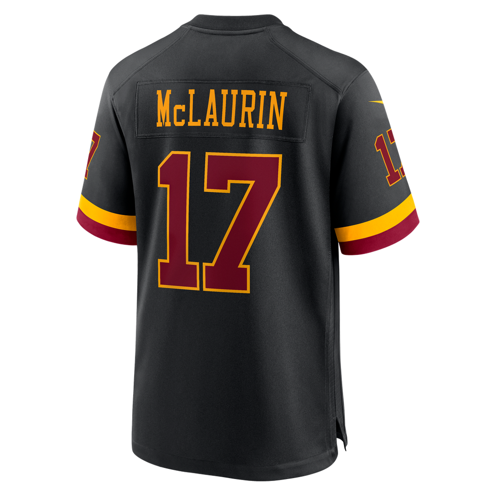 Hail Raiser Washington Commanders Terry McLaurin Nike Black Alternate Game Jersey product image 20, provided for visual