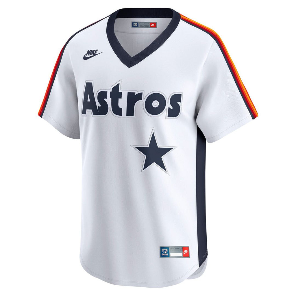 Houston Astros Nike White Cooperstown Collection Limited Jersey product image 2, provided for visual reference and product