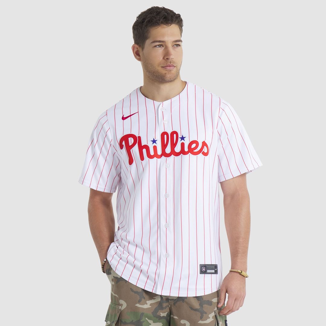 Philadelphia Phillies Bryce Harper Nike White Home Limited Player Jersey product image 4, provided for visual reference and