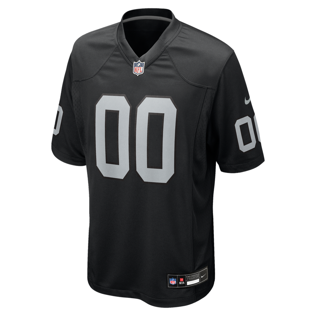 Las Vegas Raiders Jim Otto Nike Black Game Retired Player Jersey product image 2, provided for visual reference and product