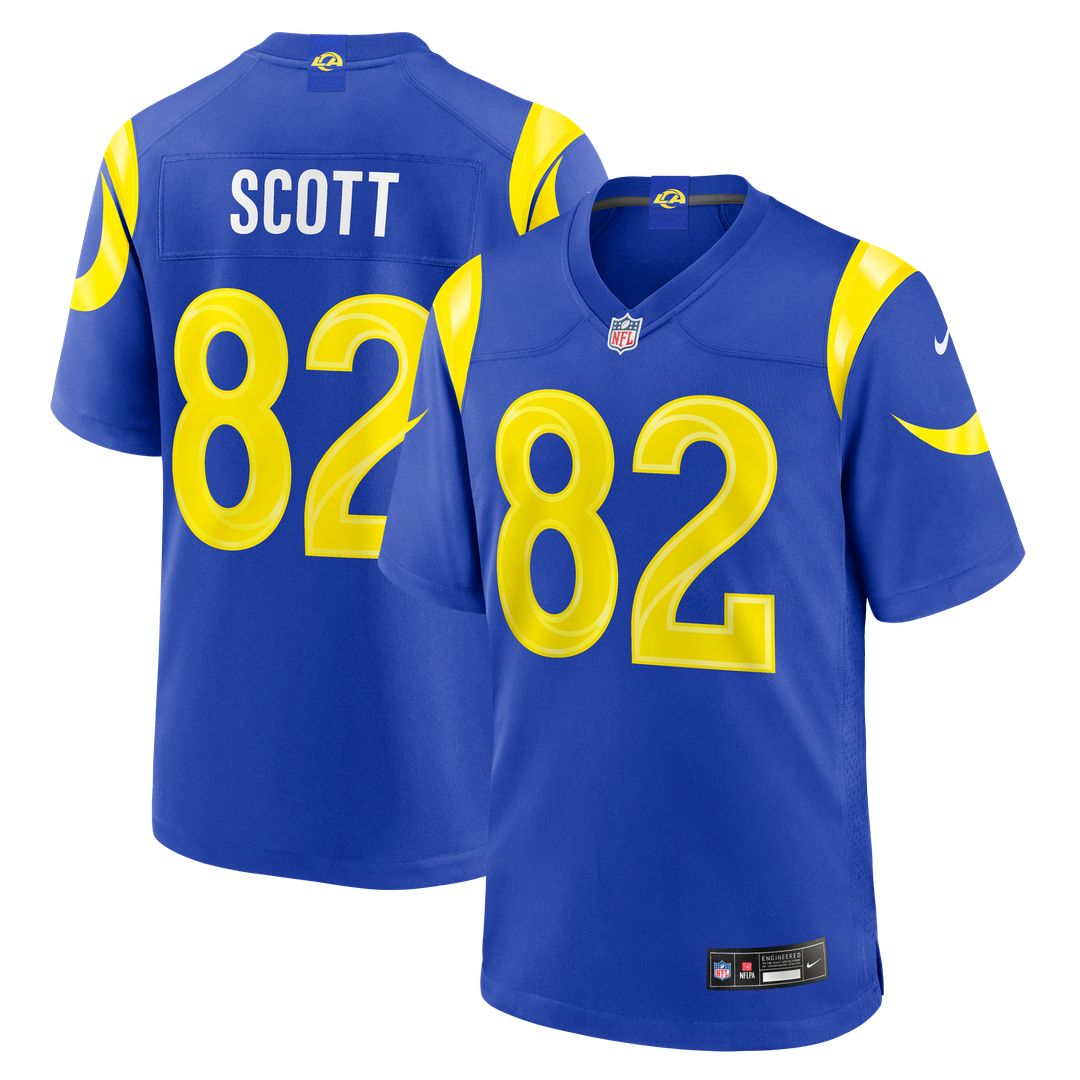 Los Angeles Rams Tyler Scott Nike Royal Team Game Jersey product image 1, provided for visual reference and product detail