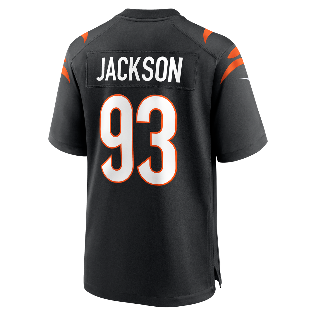 Cincinnati Bengals McKinnley Jackson Nike Black Game Jersey product image 3, provided for visual reference and product