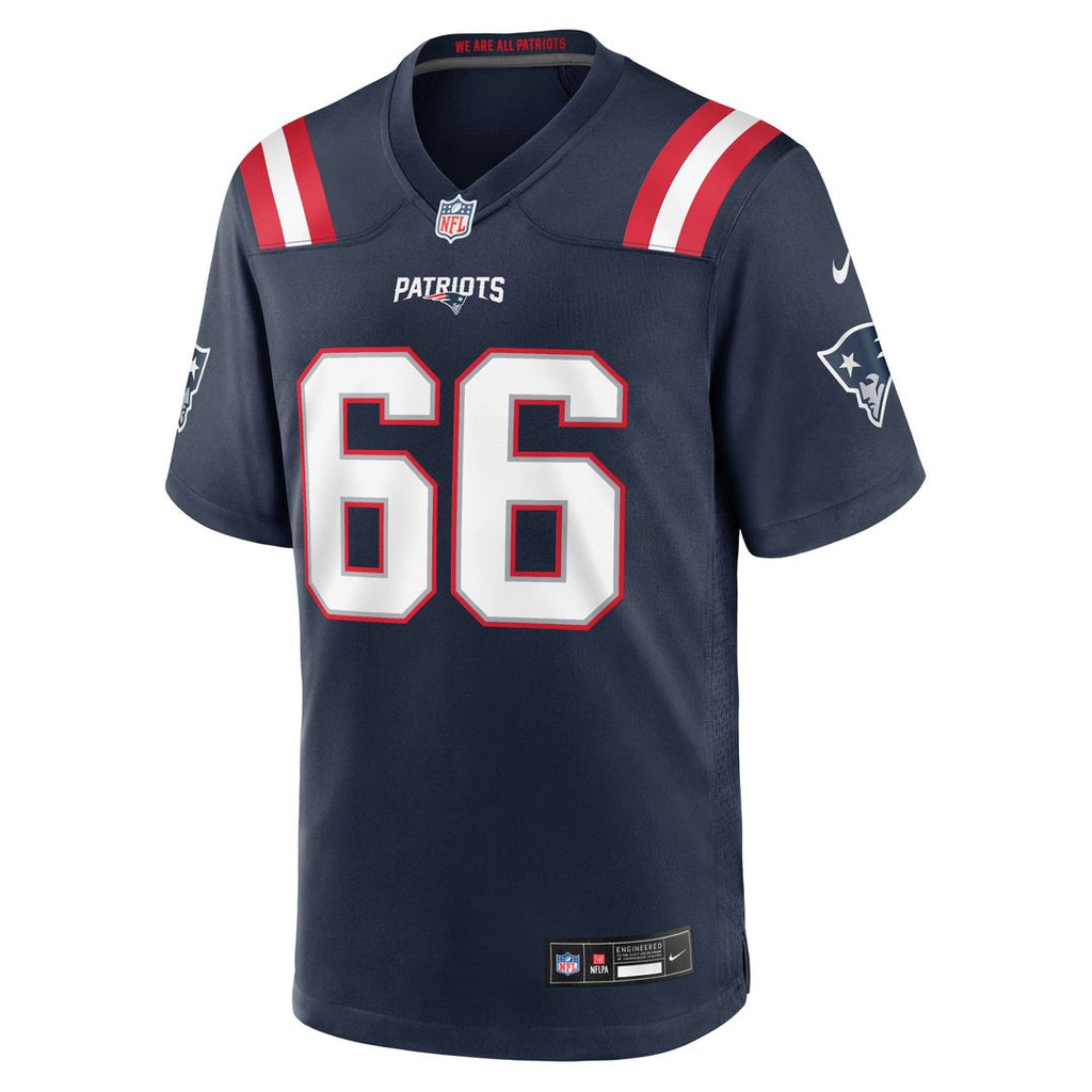 New England Patriots Will Campbell Nike Navy Team Game Jersey product image 4, provided for visual reference and product