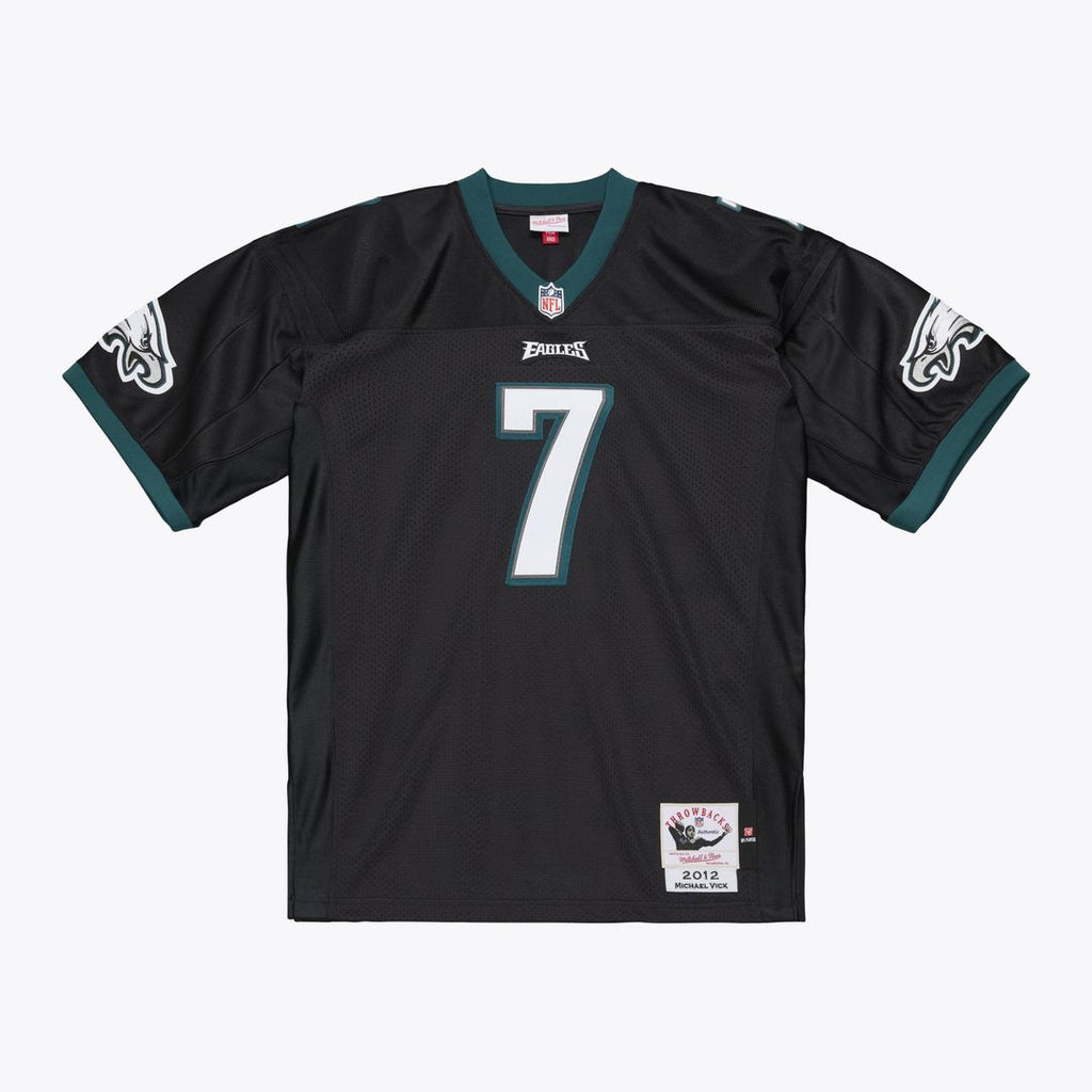 Philadelphia Eagles Michael Vick Mitchell & Ness Black 2012 Authentic Throwback Jersey product image 2, provided for visual