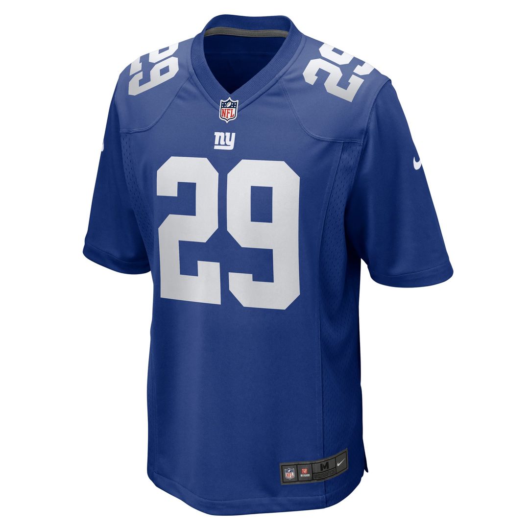 New York Giants Tyrone Tracy Jr. Nike Royal Team Game Jersey product image 2, provided for visual reference and product