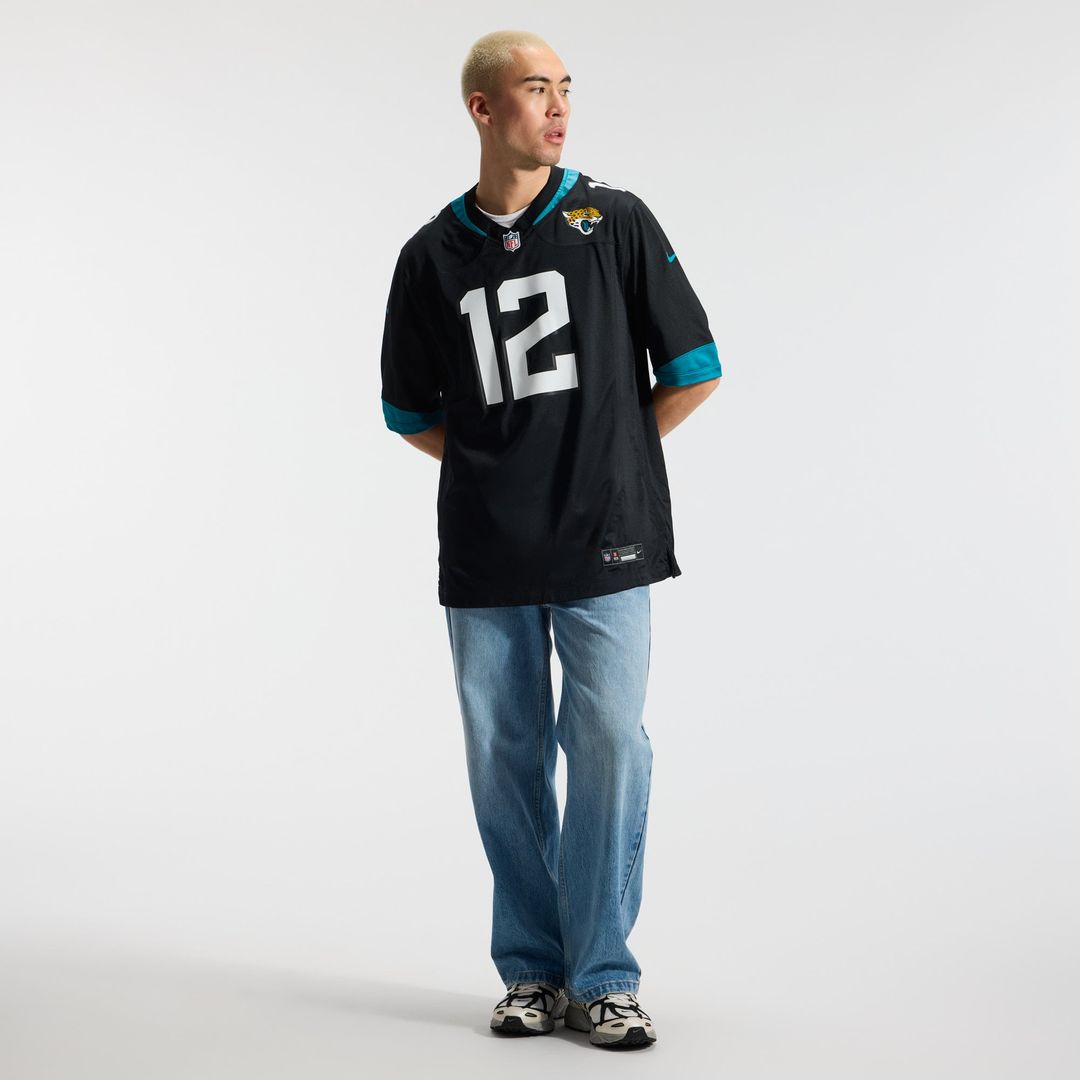 Jacksonville Jaguars Travis Hunter Nike Teal Team Game Jersey product image 20, provided for visual reference and product