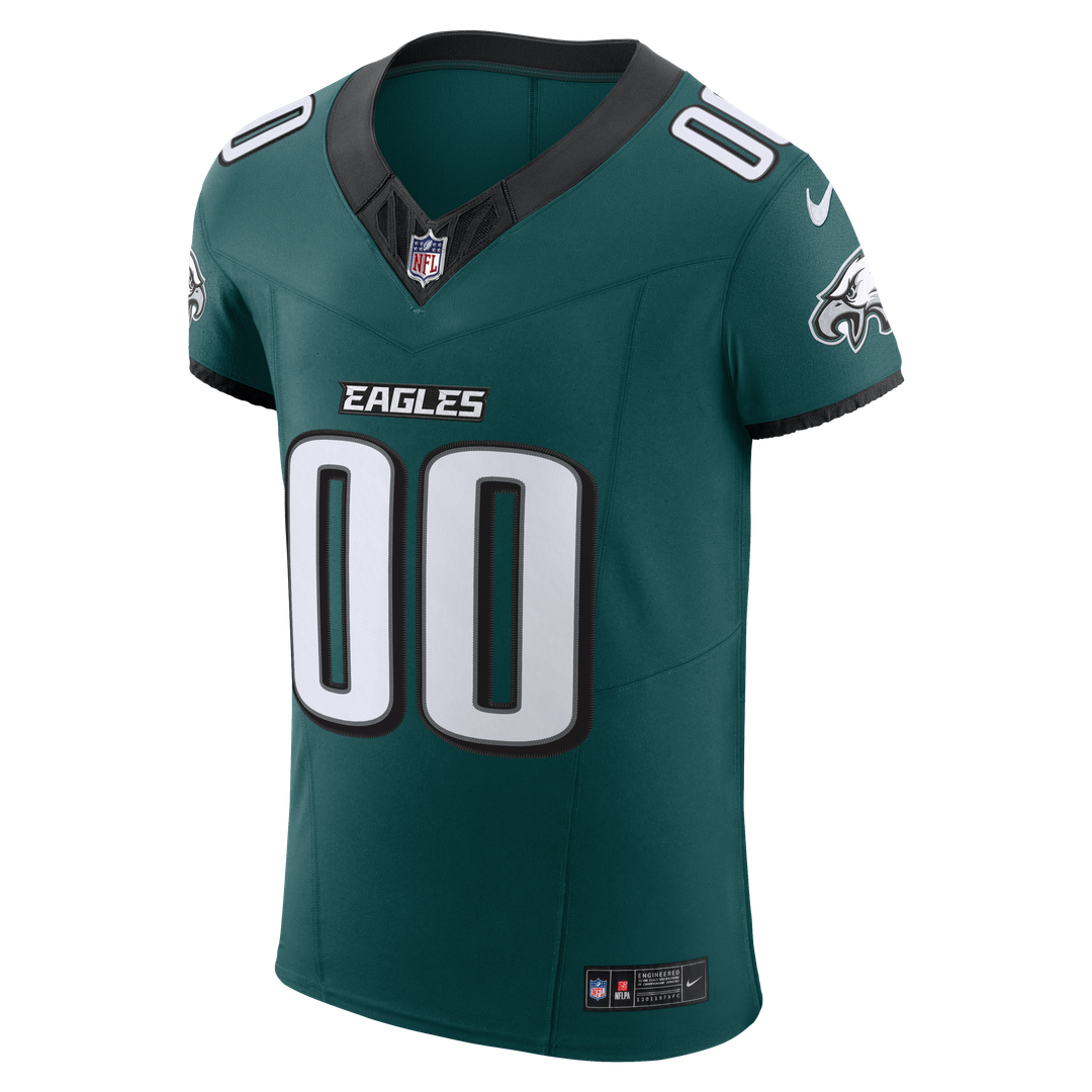 Philadelphia Eagles Nike Midnight Green Vapor F.U.S.E. Elite Custom Jersey product image 5, provided for visual reference