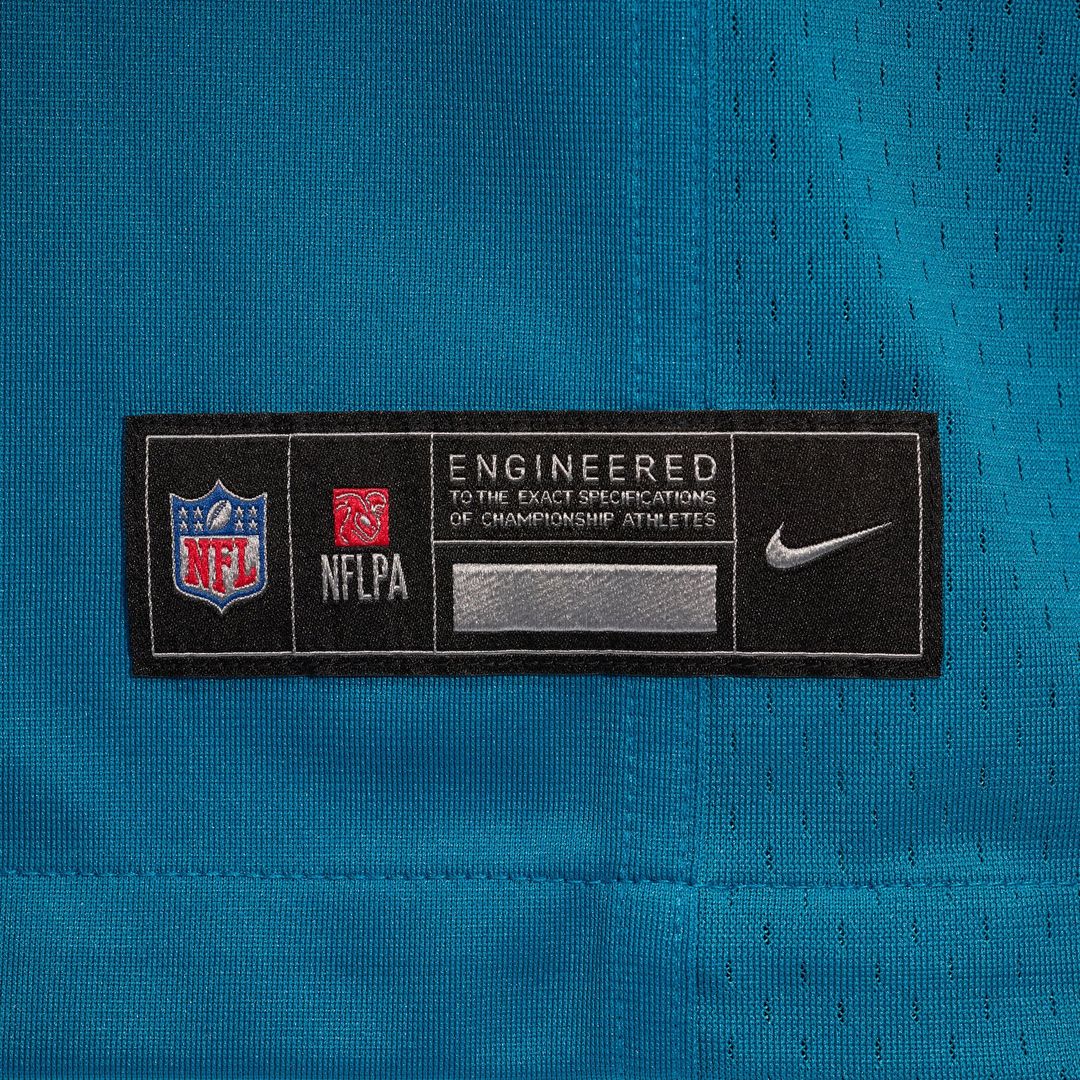Jacksonville Jaguars Tank Bigsby Nike Teal Game Jersey product image 6, provided for visual reference and product detail