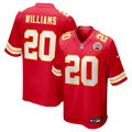 Kansas City Chiefs Nohl Williams Nike Red Team Game Jersey product image 1, provided for visual reference and product detail