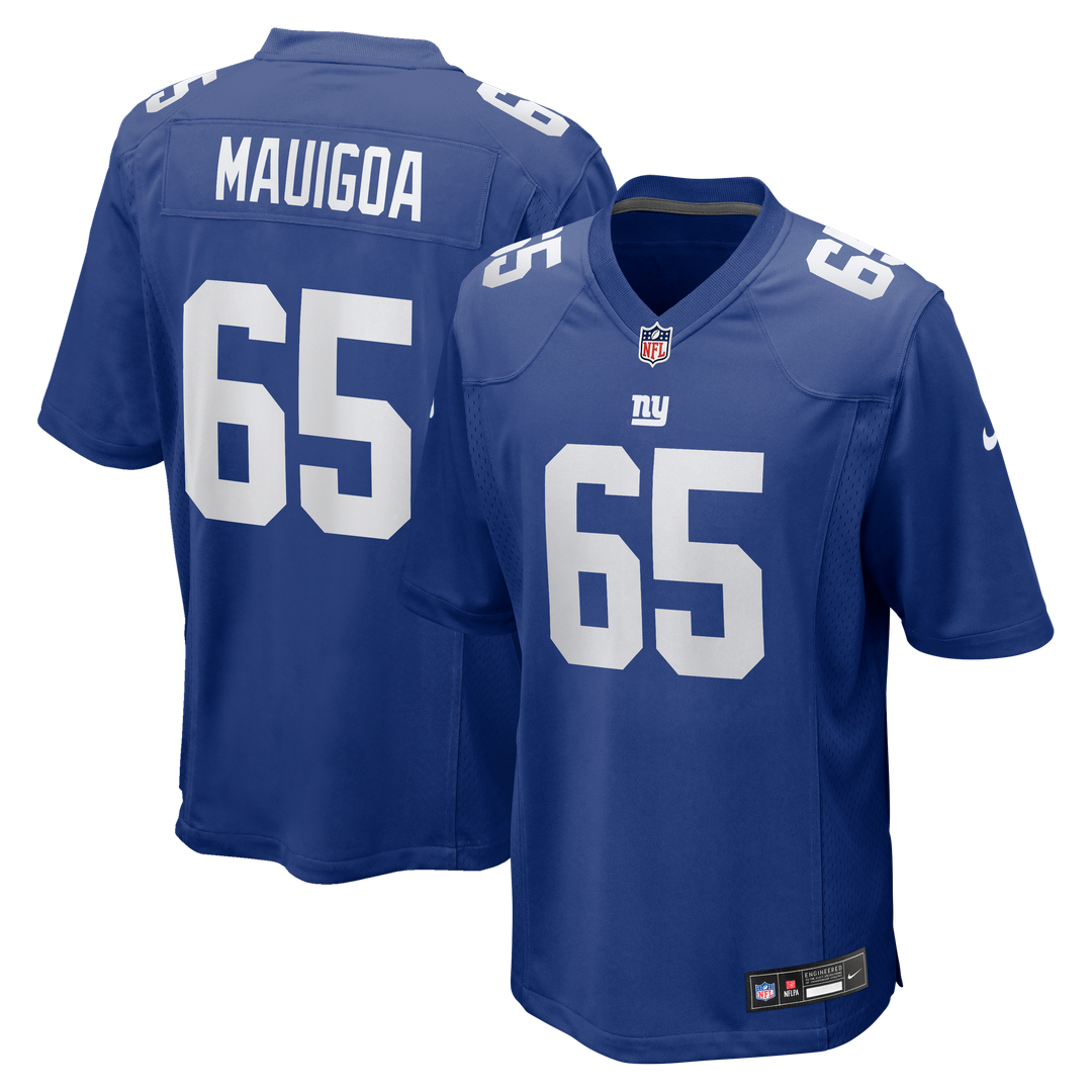 New York Giants Francis Mauigoa Nike Royal Team Game Jersey product image 1, provided for visual reference and product